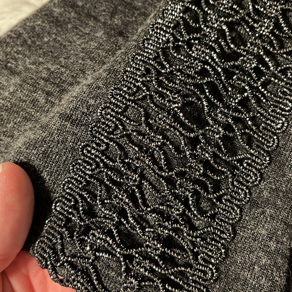 Embellished knit top. Great for holidays or new year’s celebrations - Picture 4 of 6